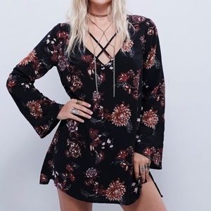 Free People Heartbeat Tunic, Winter Floral, Large